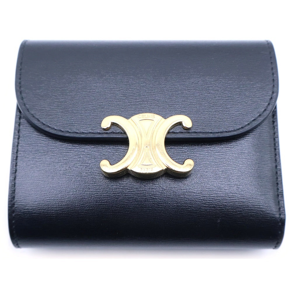 CELINE セリーヌ スモール フラップウォレット トリオンフ 三つ折り