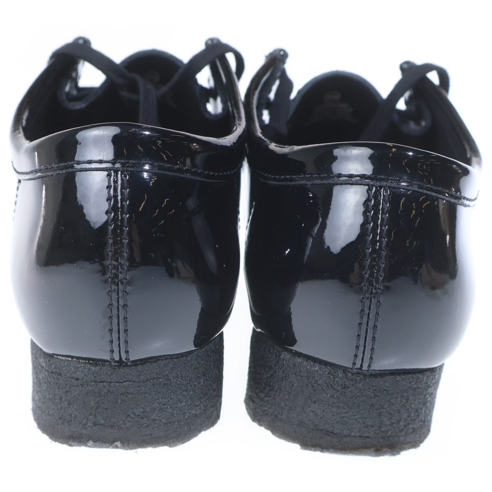 SUPREME(シュプリーム) ×Clarks Patent Leather Wallabee クラークス パテントレザーワラビー ローカットシューズ ブラック