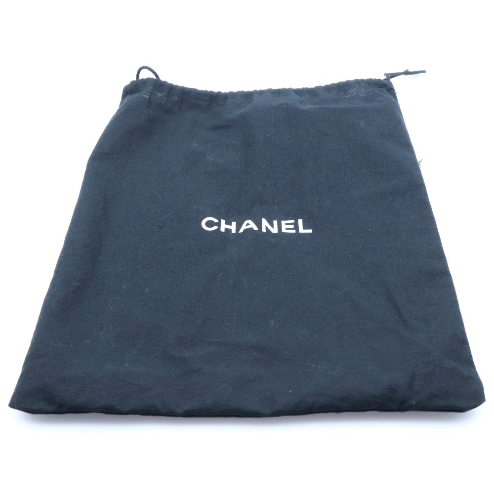 CHANEL(シャネル) チョコバー ショルダーバッグ ブラック ラムスキン ゴールド金具 A15316 レディース