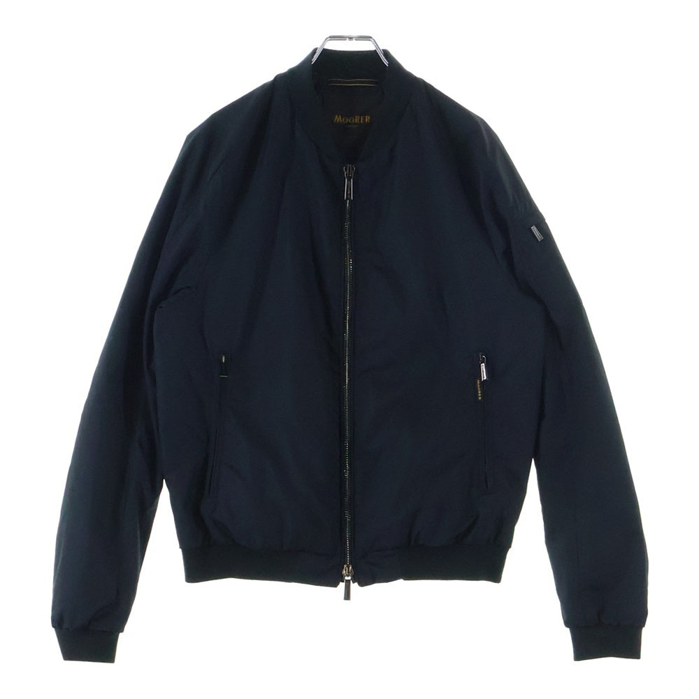MOORER(ムーレー) ナイロンジップアップブルゾン ネイビー T0122389752