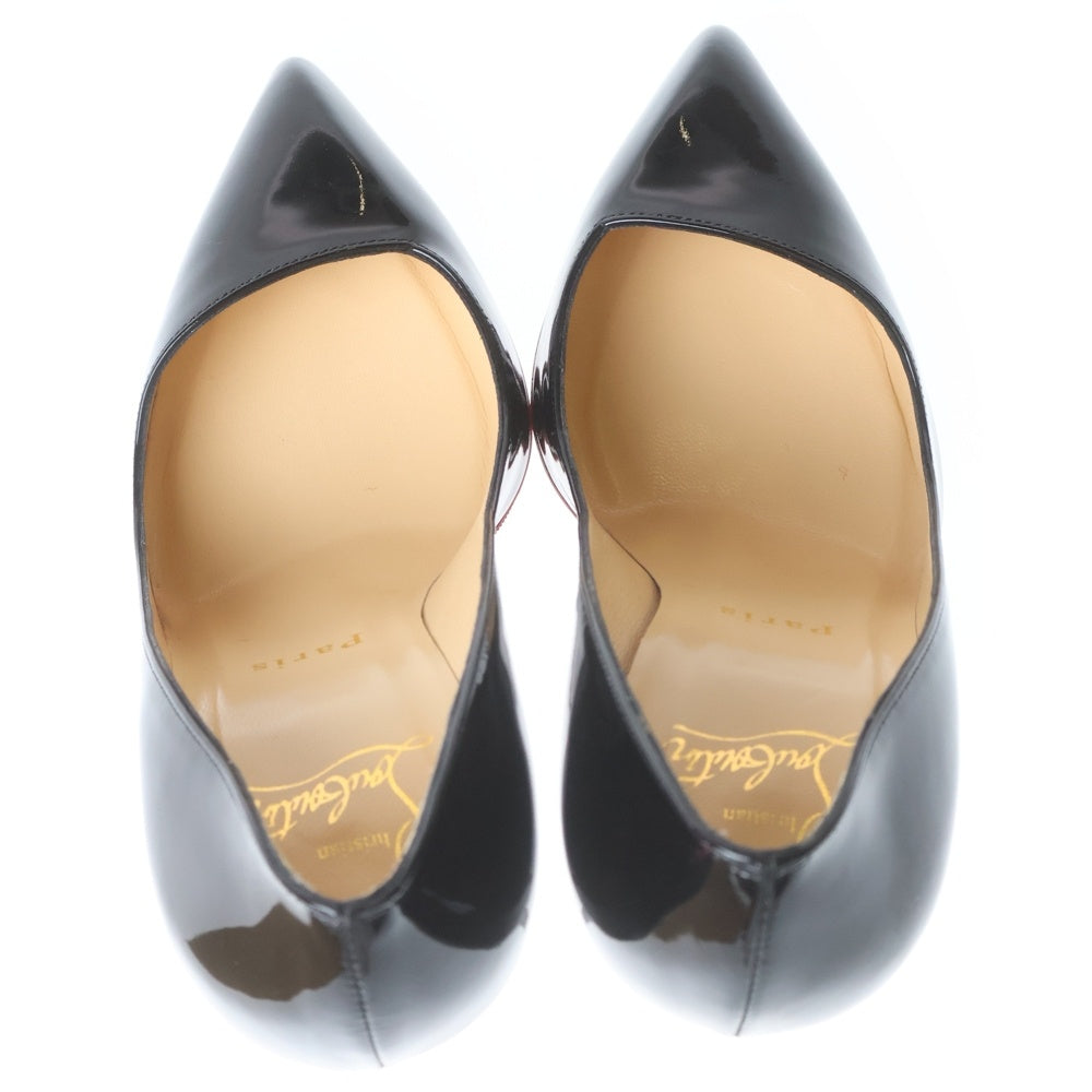 CHRISTIAN LOUBOUTIN(クリスチャンルブタン) パテントレザー ハイヒール パンプス シューズ ブラック レディース