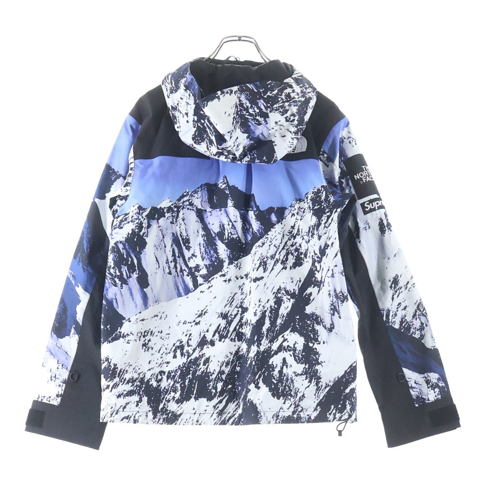 SUPREME(シュプリーム) 17AW ×THE NORTH FACE Mountain Parka ノースフェイス 雪山総柄マウンテンパーカー ジャケット ブルー NP61701I