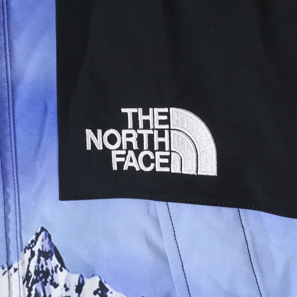 SUPREME(シュプリーム) 17AW ×THE NORTH FACE Mountain Parka ノースフェイス 雪山総柄マウンテンパーカー ジャケット ブルー NP61701I