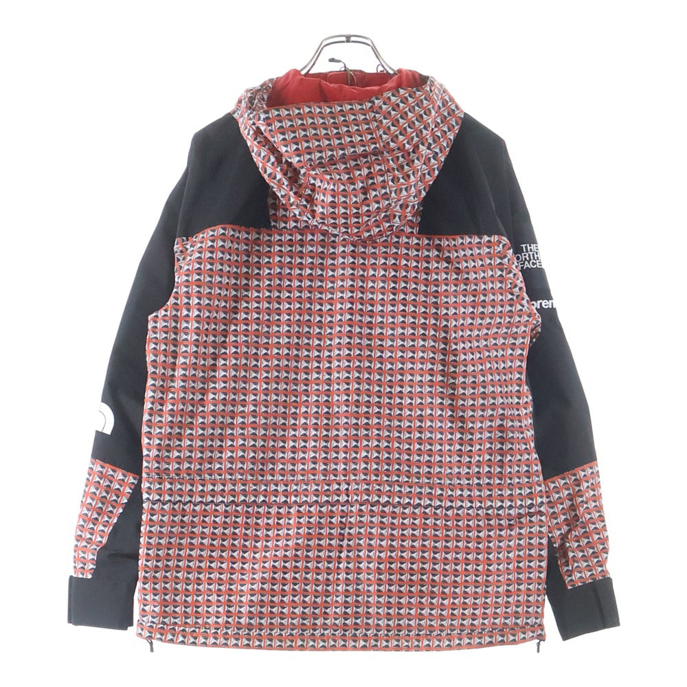 SUPREME(シュプリーム) 21SS ×THE NORTH FACE Studded Mountain Light Jacketノースフェイス スタッズ総柄マウンテンライトジャケット レッド NF0A5IQV