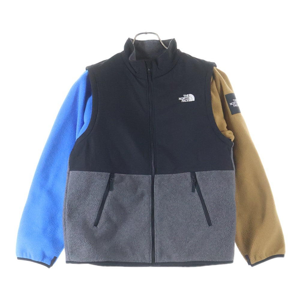 THE NORTH FACE(ザノースフェイス) デナリ フリース ジャケット ブラック/ブルー キッズ