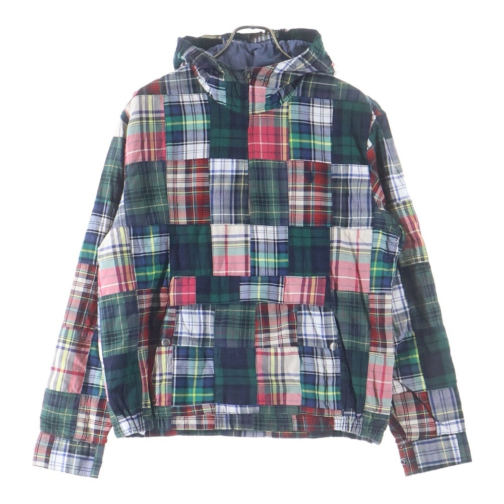 POLO RALPH LAUREN(ポロラルフローレン) パッチワークチェック総柄 ジップアップ パーカー キッズ マルチ