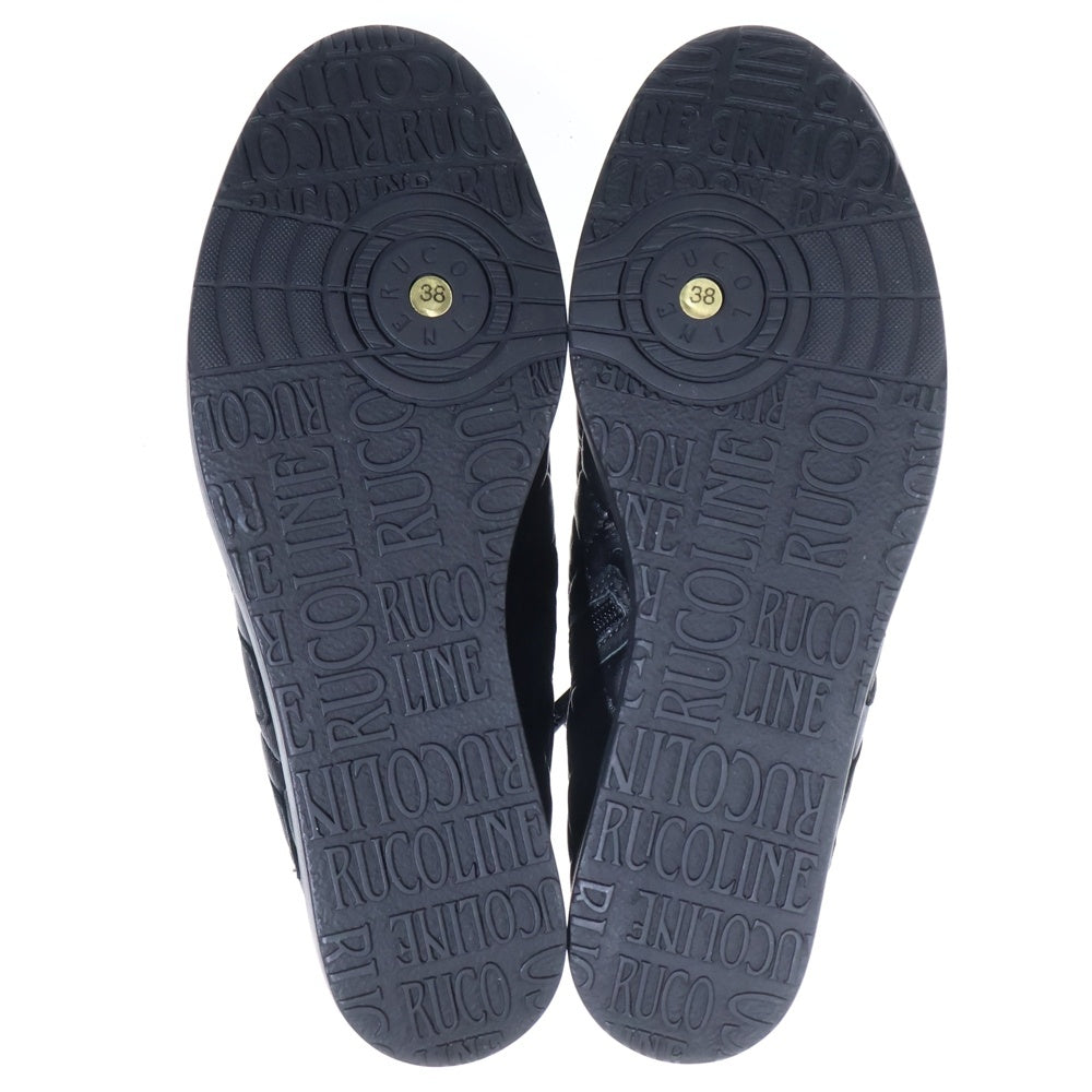 RUCOLINE(ルコライン) アージレ バイ ルコライン キルティングスニーカー ブラック レディース