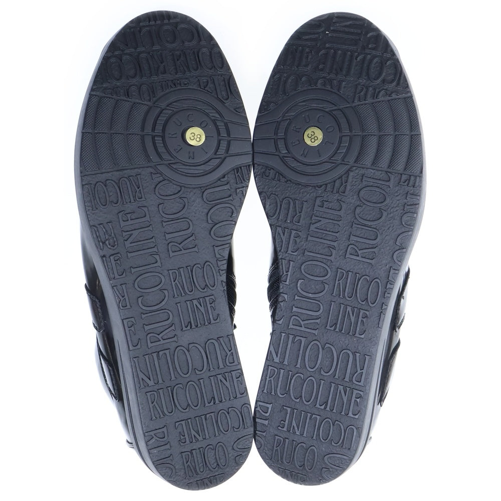 RUCOLINE(ルコライン) アージレ バイ ルコライン パテントスニーカー ブラック レディース