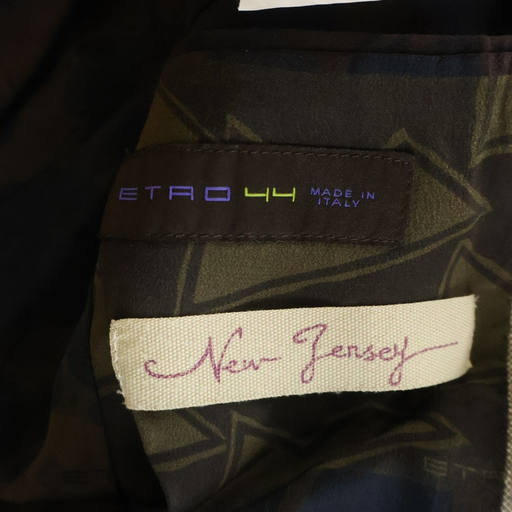 ETRO(エトロ) コットンリネン テーラードジャケット ベージュ