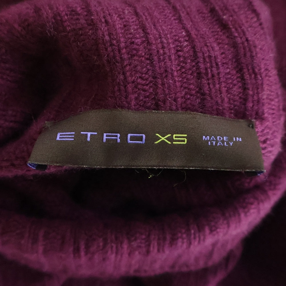 ETRO(エトロ) タートルネック カシミヤ ニット セーター ボルドー