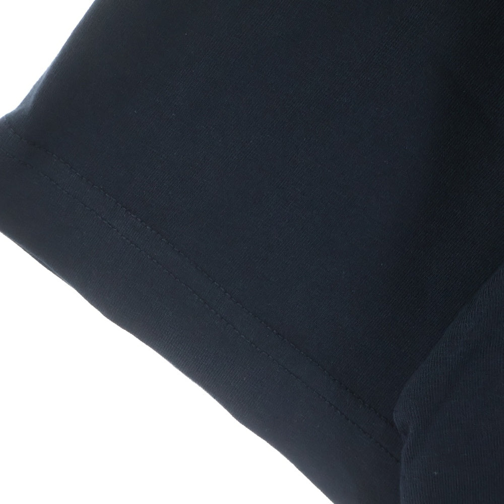 BALENCIAGA(バレンシアガ) Flight Seal Logo Tee フロントロゴデザイン クルーネック半袖Tシャツ ブラック 764235 TSVK3