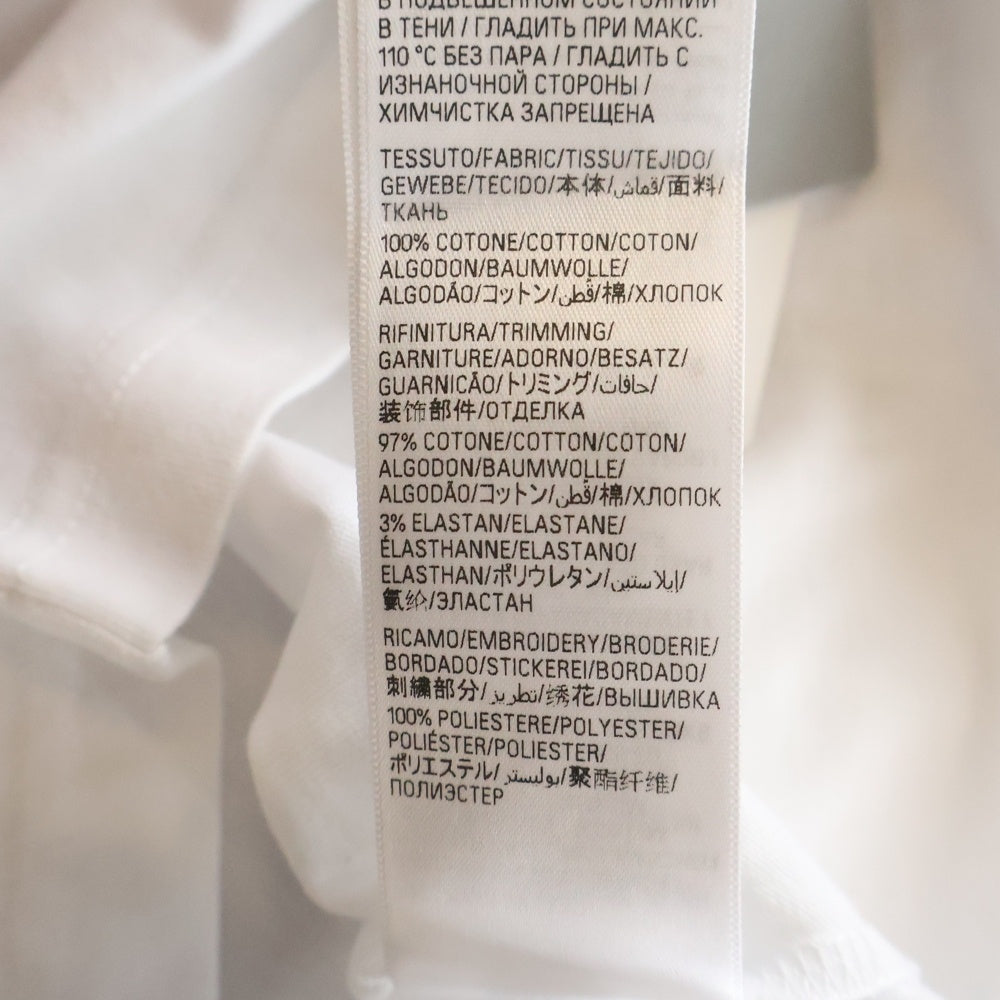 BALENCIAGA(バレンシアガ) 22SS Political Campaign Large Fit Tee ポリティカルキャンペーンロゴクルーネック半袖Tシャツ ホワイト 641675 TKVJ1