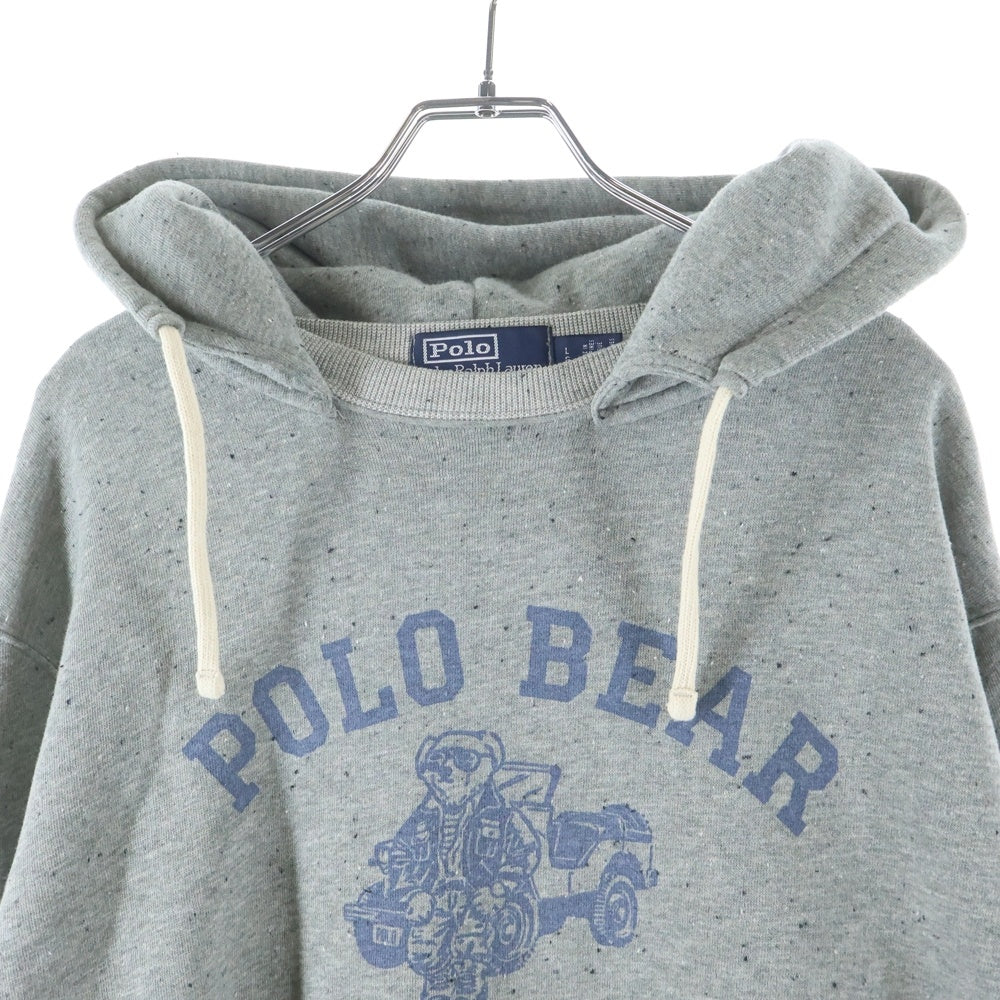 POLO RALPH LAUREN(ポロラルフローレン) ポロベアー プリント パーカー グレー
