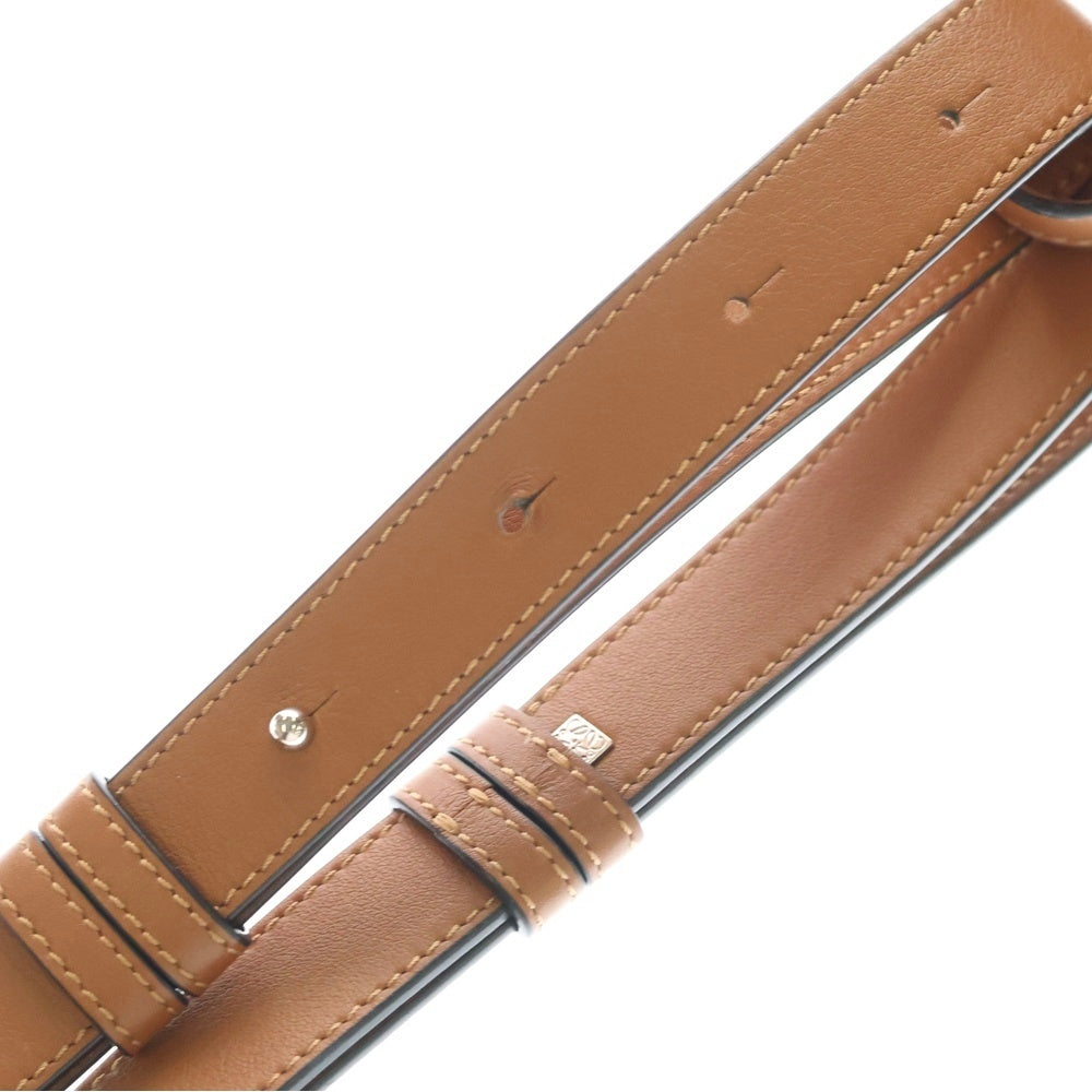 LOEWE(ロエベ) ハンモック スモール 2WAYバッグ ショルダーバッグ ハンドバッグ ブラウン レザー 387.30.S35 シルバー金具 レディース