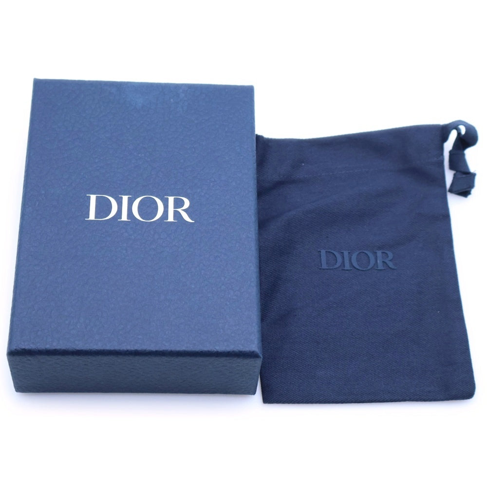 Christian Dior(クリスチャンディオール) サドル オブリークロゴ レザー グラビティ カードケース カーキ 2ADCH168FLG