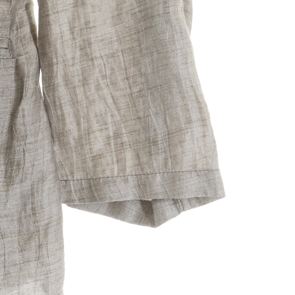 ARMANI(アルマーニ) シワ加工 2B テーラードジャケット ベージュ