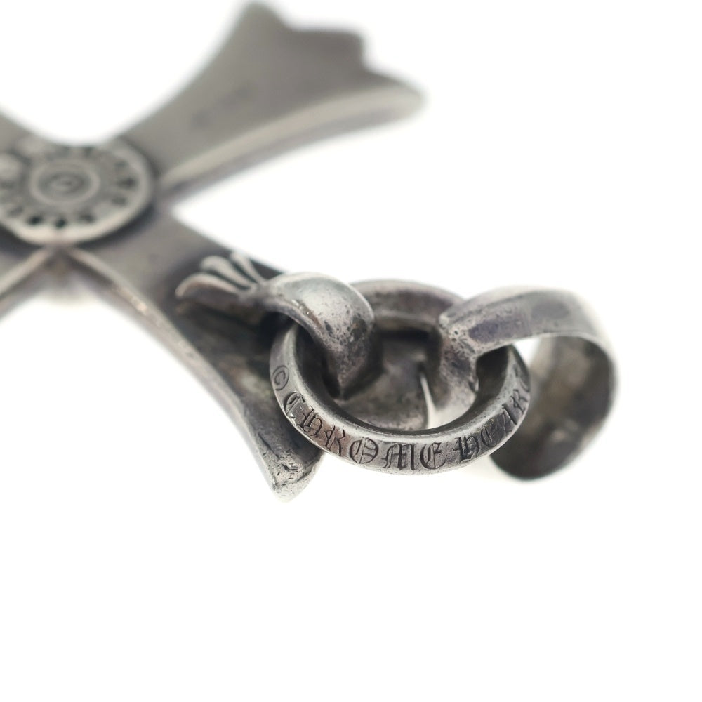 CHROME HEARTS(クロムハーツ) CH CRS LG W/BALE Wベイル ラージCHクロスペンダントトップ シルバー BCA215