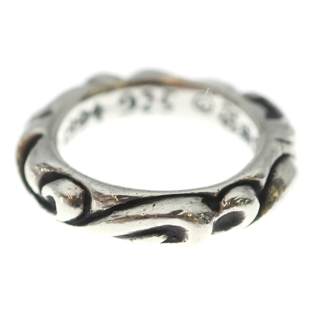 CHROME HEARTS(クロムハーツ) SCRL BAND スクロールバンド リング シルバー BCA351 レディース
