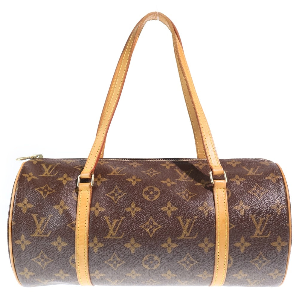 LOUIS VUITTON(ルイヴィトン) モノグラム パピヨン30 ハンドバッグ ブラウン PVC×レザー M51365 ゴールド金具 レディース