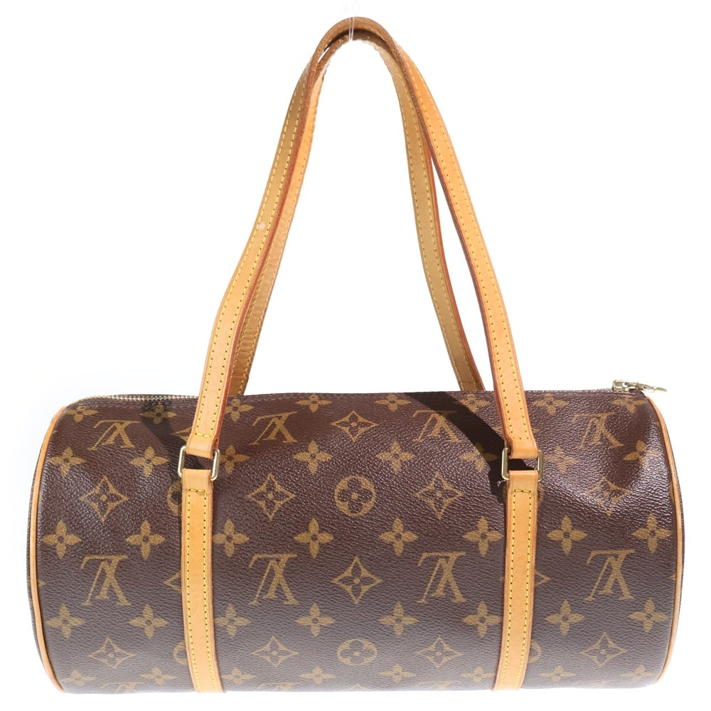 LOUIS VUITTON(ルイヴィトン) モノグラム パピヨン30 ハンドバッグ ブラウン PVC×レザー M51365 ゴールド金具 レディース