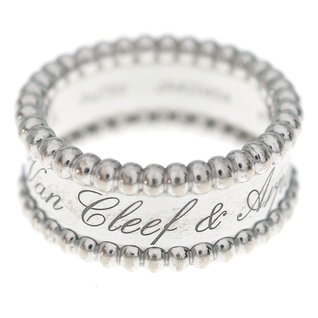 Van Cleef & Arpels(ヴァンクリーフアンドアーペル) ペルレシニアチュールリング ホワイトゴールド Au750WG #47 VCARN32347 レディース