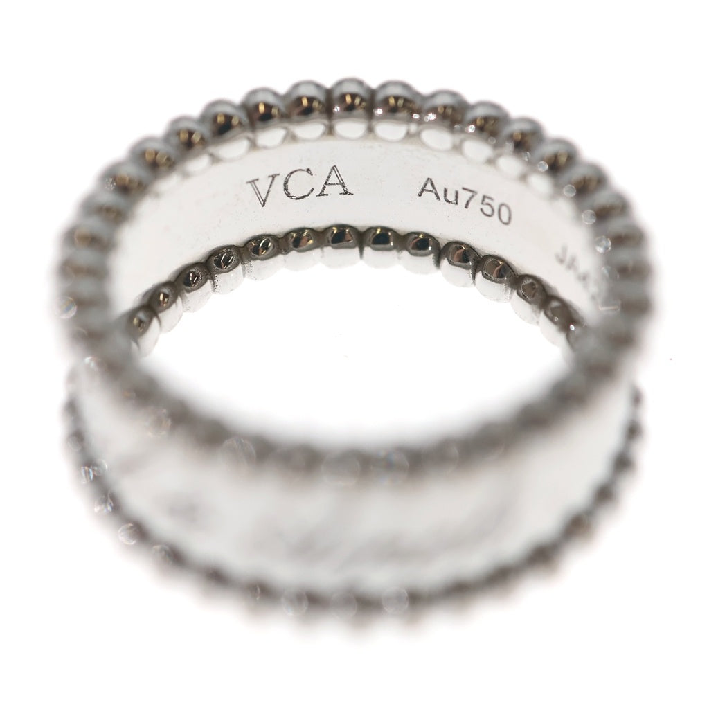 Van Cleef & Arpels(ヴァンクリーフアンドアーペル) ペルレシニアチュールリング ホワイトゴールド Au750WG #47 VCARN32347 レディース