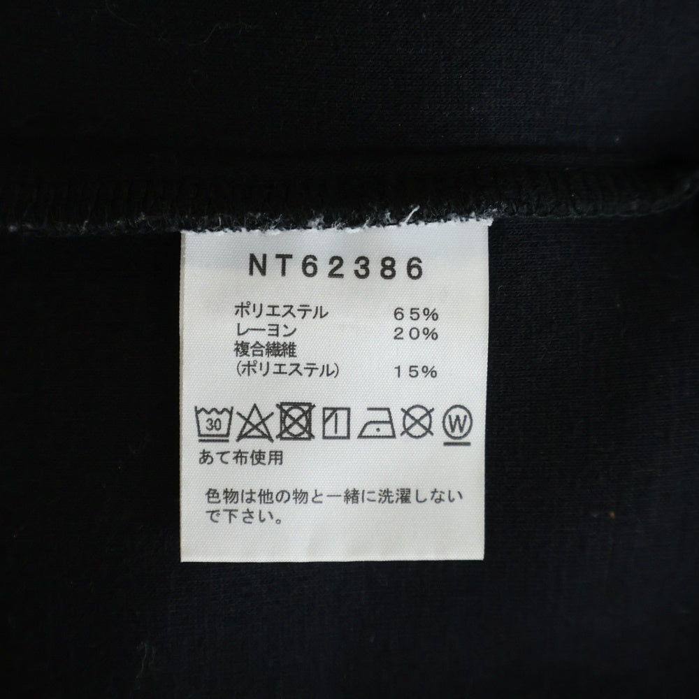 THE NORTH FACE(ザノースフェイス) テックエアー クルーネック プルオーバースウェット トレーナー ブラック NT62386