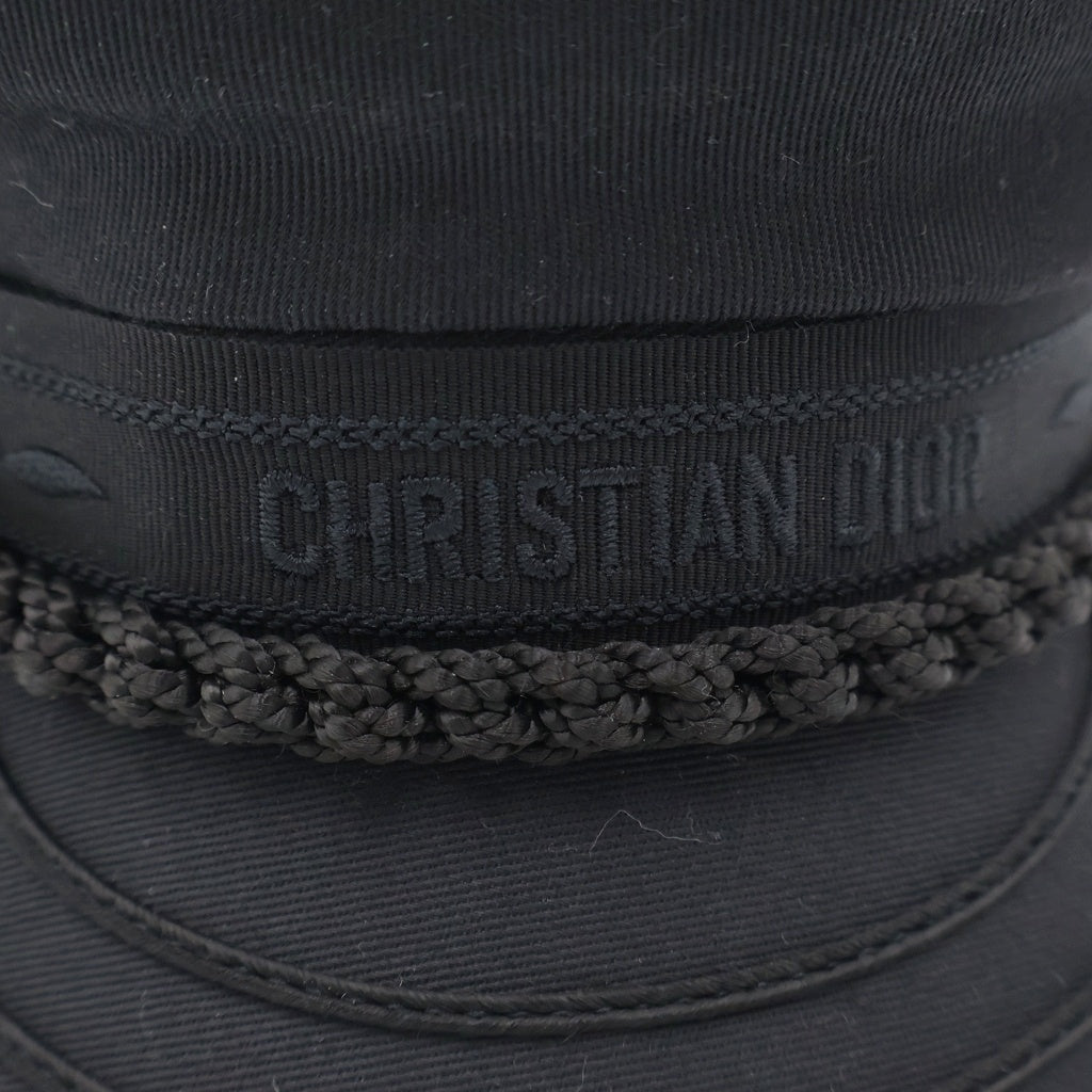 Christian Dior(クリスチャンディオール) キャスケット ブラック コットン BEE 21GRE920G130 レディース