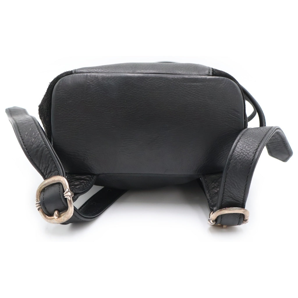 CHROME HEARTS(クロムハーツ) MINI IGGY BACKPACK ミニ イギー スエード コンビレザー ダガー バックパック リュックサック ブラック