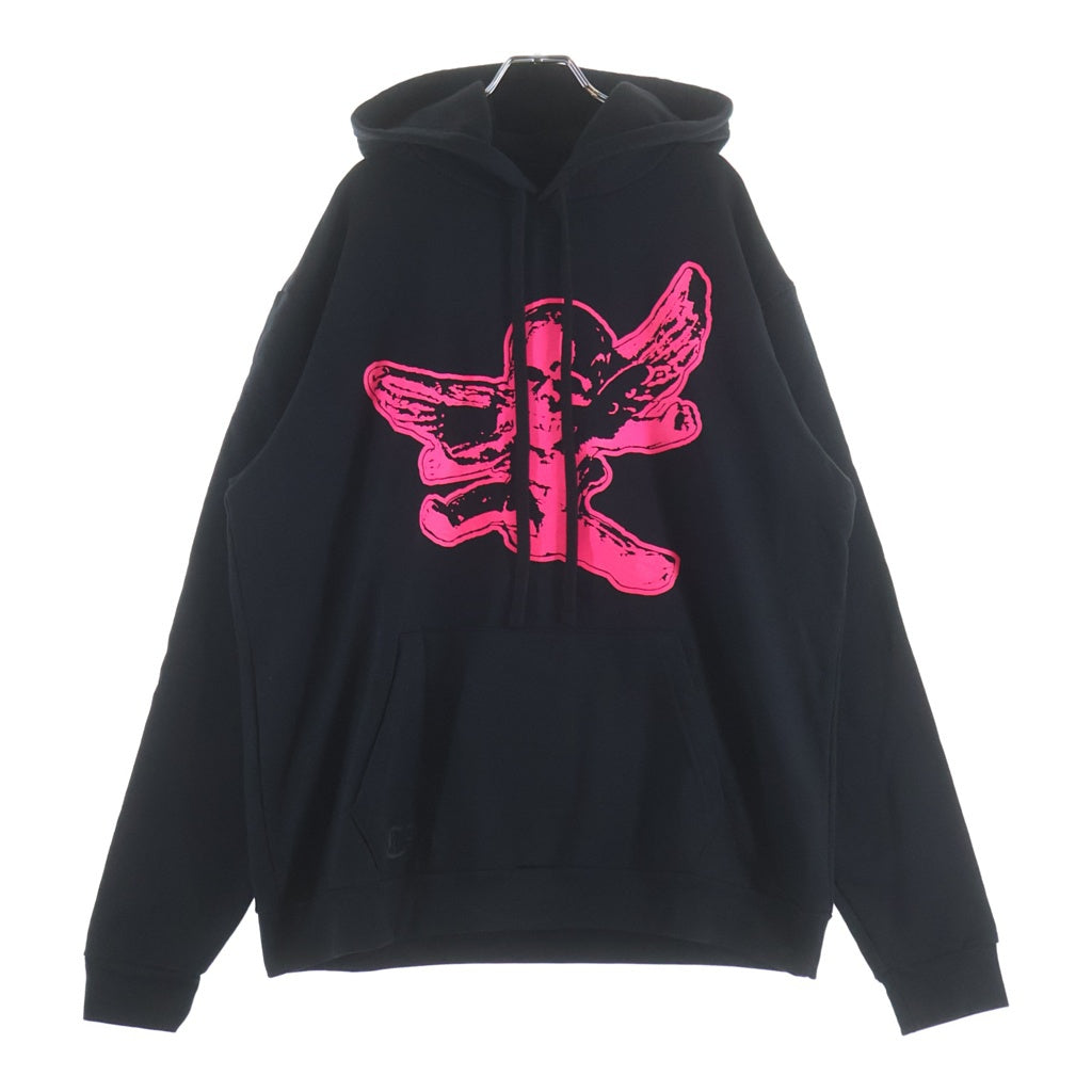 CHROME HEARTS(クロムハーツ) FOTI U HD PLVR フォティ プリント プルオーバー スウェットパーカー フーディー ブラック/ピンク