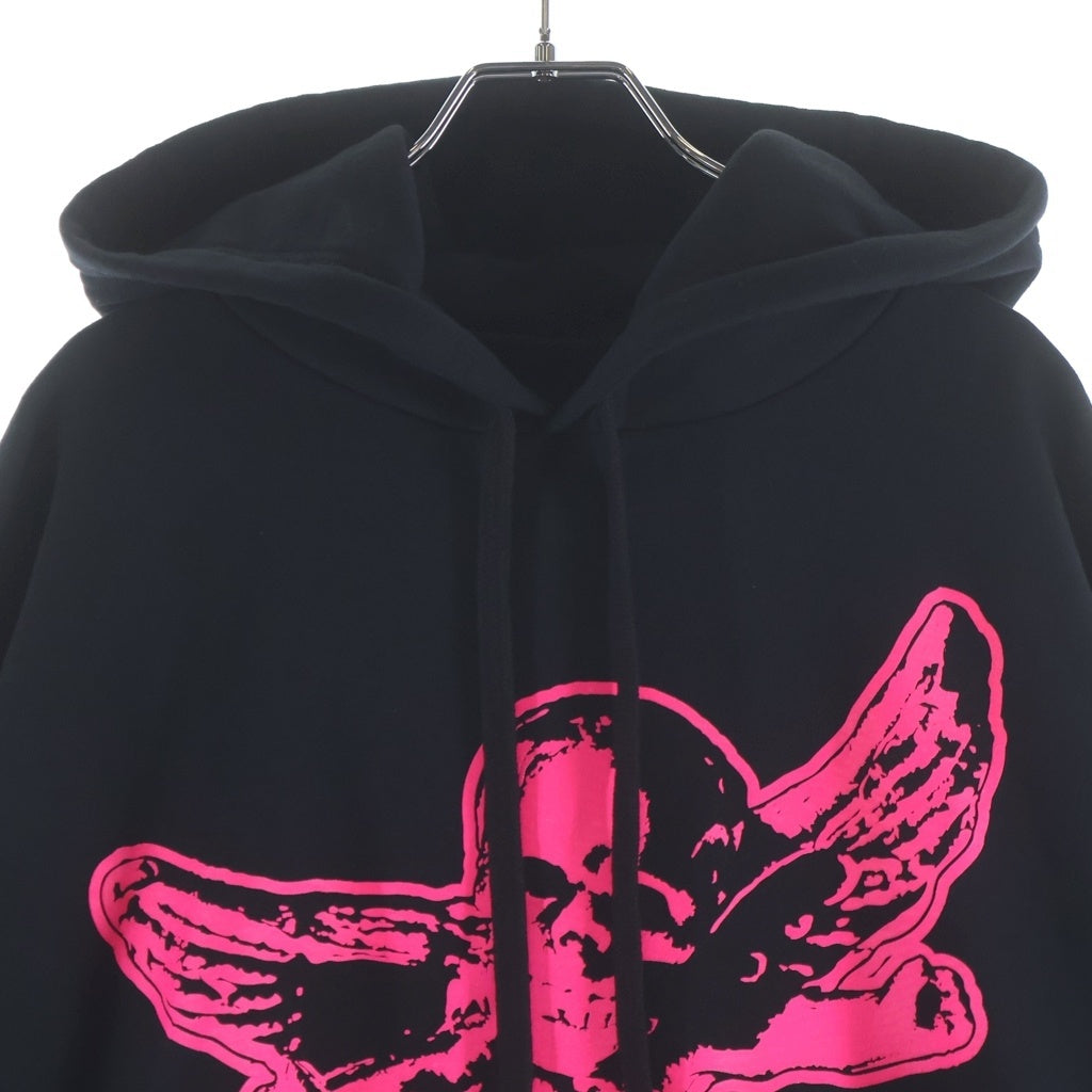 CHROME HEARTS(クロムハーツ) FOTI U HD PLVR フォティ プリント プルオーバー スウェットパーカー フーディー ブラック/ピンク
