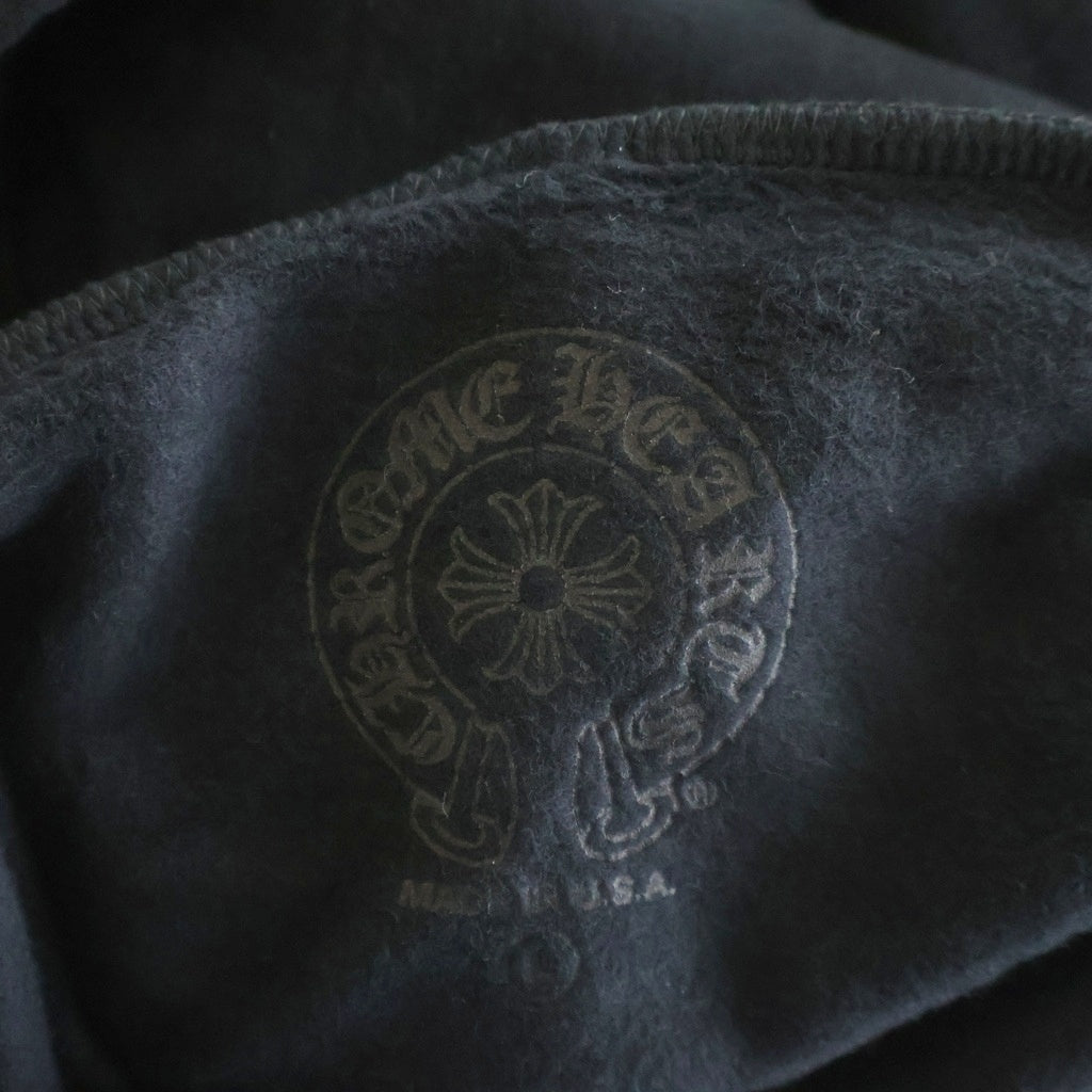 CHROME HEARTS(クロムハーツ) FOTI U HD PLVR フォティ プリント プルオーバー スウェットパーカー フーディー ブラック/ピンク