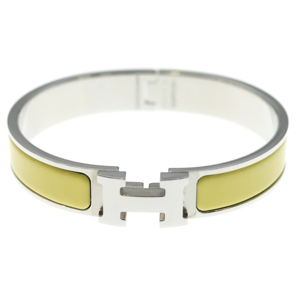 HERMES(エルメス) ■バングル クリッククラックH PM イエロー シルバー金具 レディース