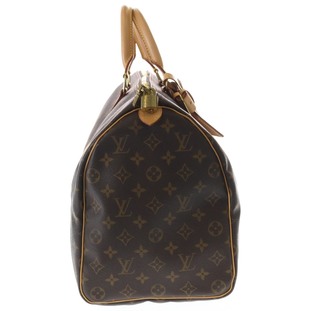 LOUIS VUITTON(ルイヴィトン) キーポル45 モノグラム PVC レザー ボストンバッグ ゴールド金具 ブラウン M41428 レディース