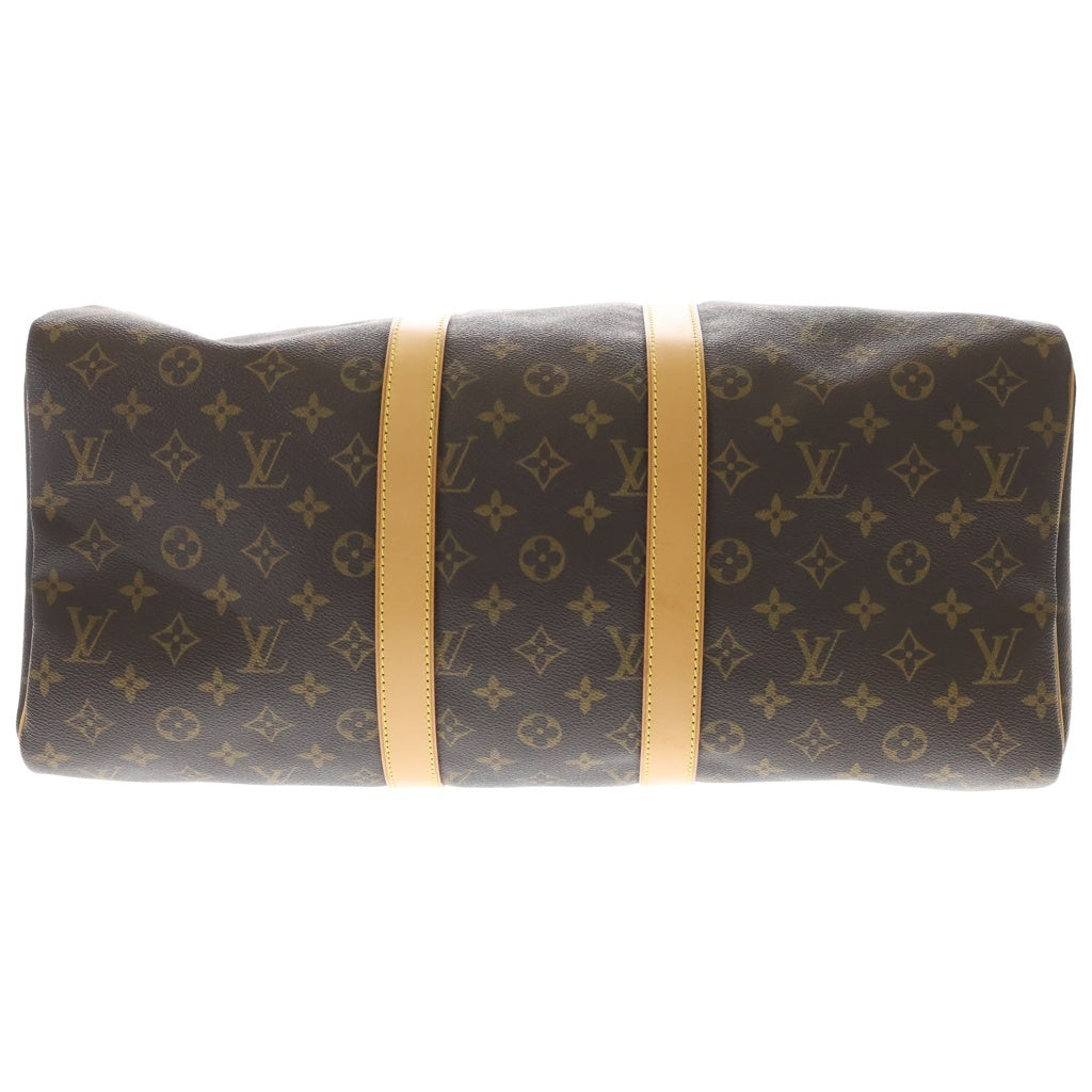 LOUIS VUITTON(ルイヴィトン) キーポル45 モノグラム PVC レザー ボストンバッグ ゴールド金具 ブラウン M41428 レディース