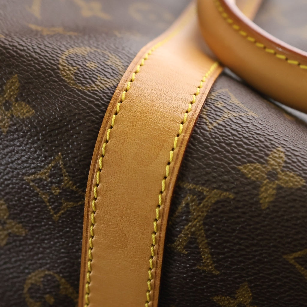 LOUIS VUITTON(ルイヴィトン) キーポル45 モノグラム PVC レザー ボストンバッグ ゴールド金具 ブラウン M41428 レディース