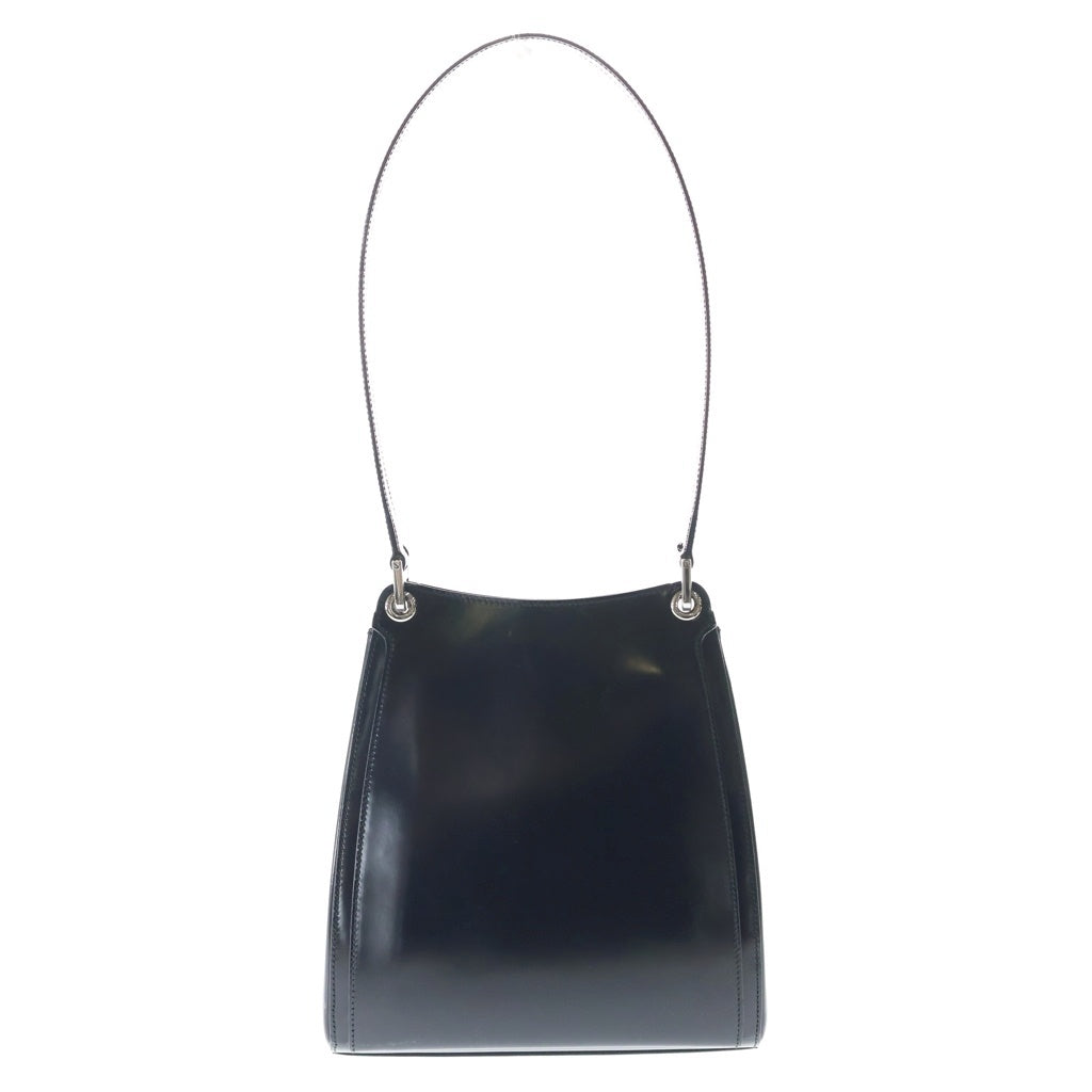 BALLY(バリー) ワンショルダーバッグ 肩掛けバッグ ブラック カーフレザー シルバー金具 レディース