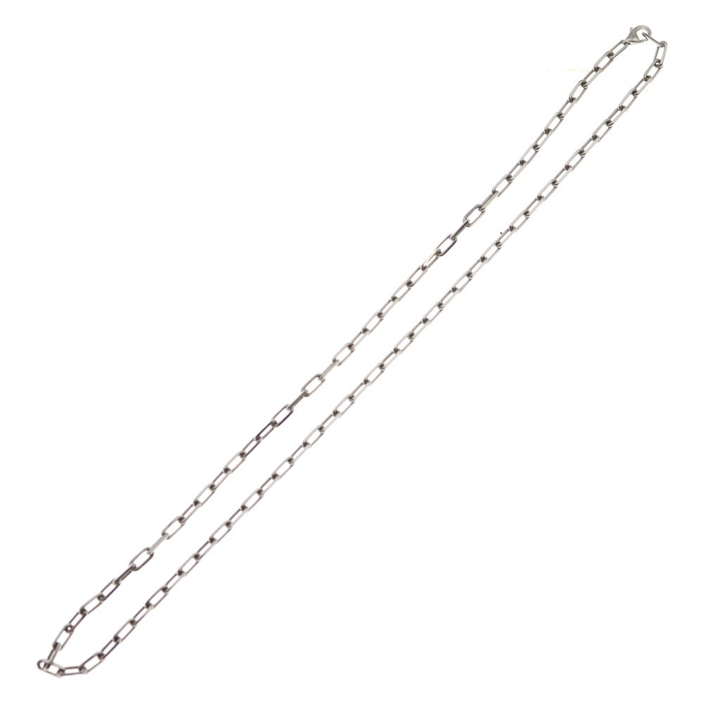 Cartier(カルティエ) サントス ドゥ カルティエ ネックレス シルバー チェーン Au750WG 27.1g CRB7224583 レディース