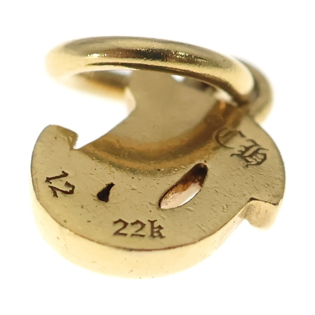CHROME HEARTS(クロムハーツ) 22K STACK ALPHABET アルファベットスタックチャーム イニシャルC ネックレス トップ ゴールド
