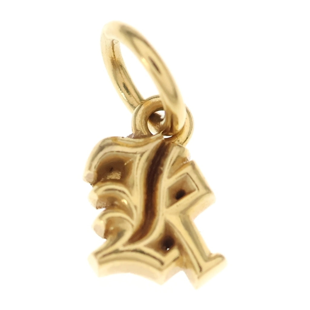 CHROME HEARTS(クロムハーツ) 22K STACK ALPHABET アルファベットスタックチャーム イニシャルK ネックレストップ ゴールド