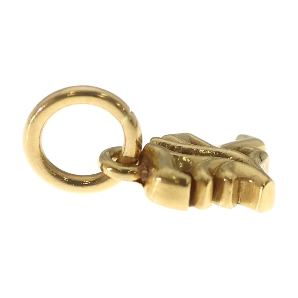 CHROME HEARTS(クロムハーツ) 22K STACK ALPHABET アルファベットスタックチャーム イニシャルK ネックレストップ ゴールド