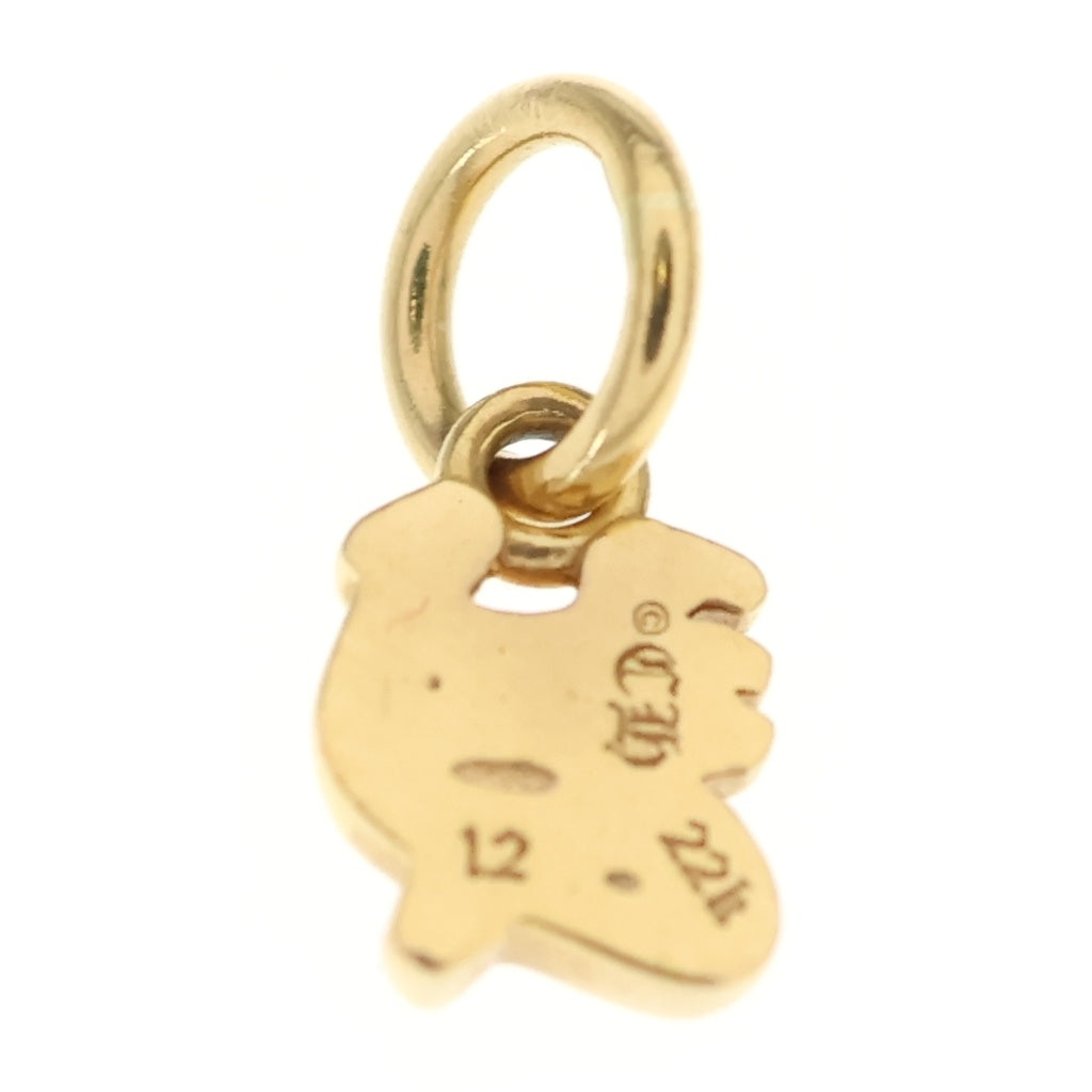 CHROME HEARTS(クロムハーツ) 22K STACK ALPHABET アルファベットスタックチャーム イニシャルY ネックレストップ ゴールド