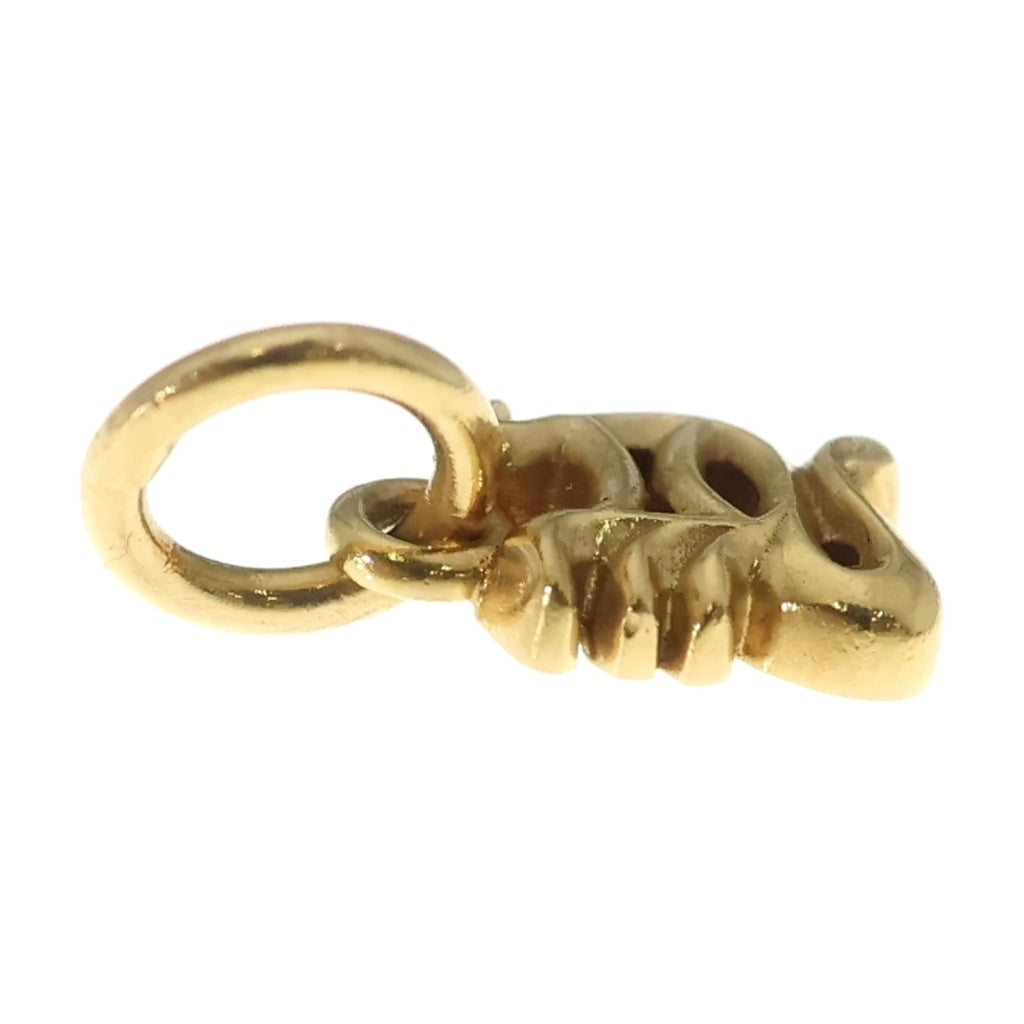 CHROME HEARTS(クロムハーツ) 22K STACK ALPHABET アルファベットスタックチャーム イニシャルY ネックレストップ ゴールド