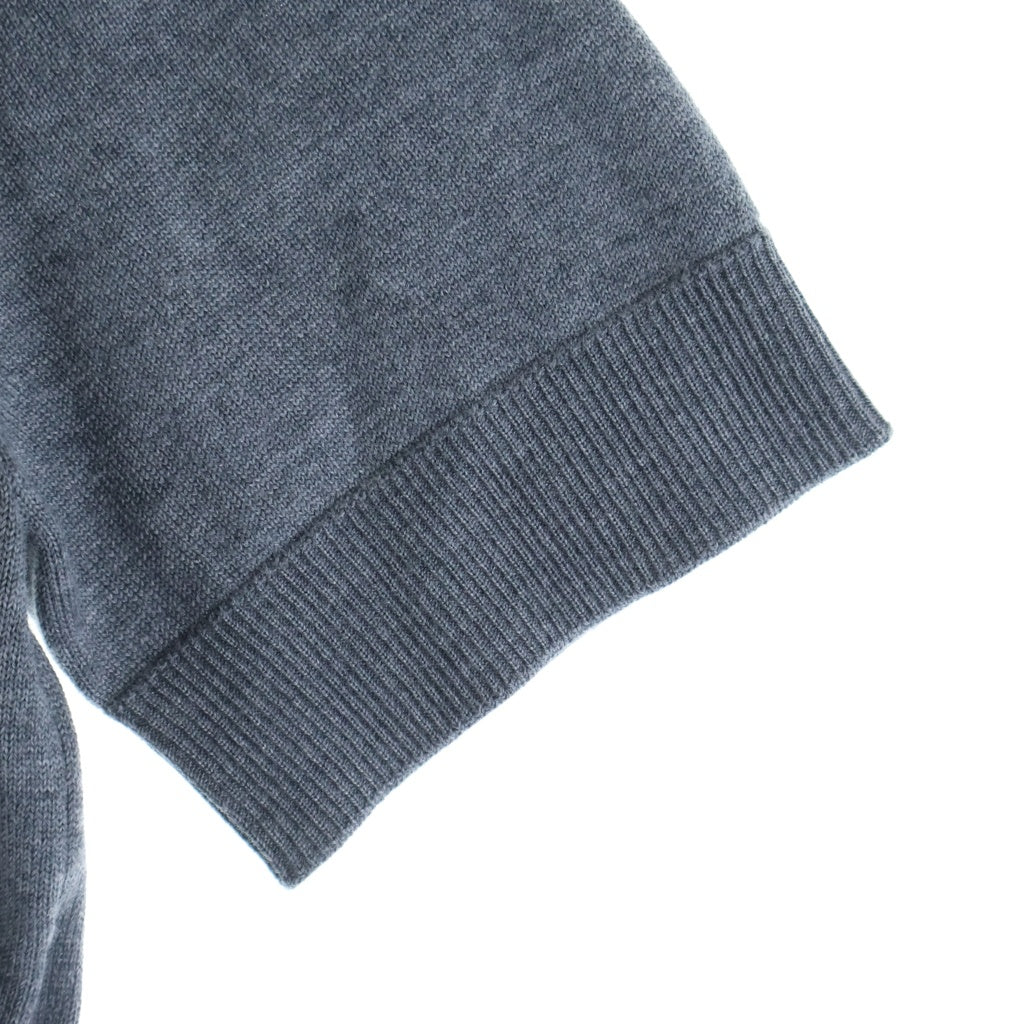 GUCCI(グッチ) 25AW エンブロイダリー ファインウール タートルネック ニット グレー 851975 #M 851975 レディース