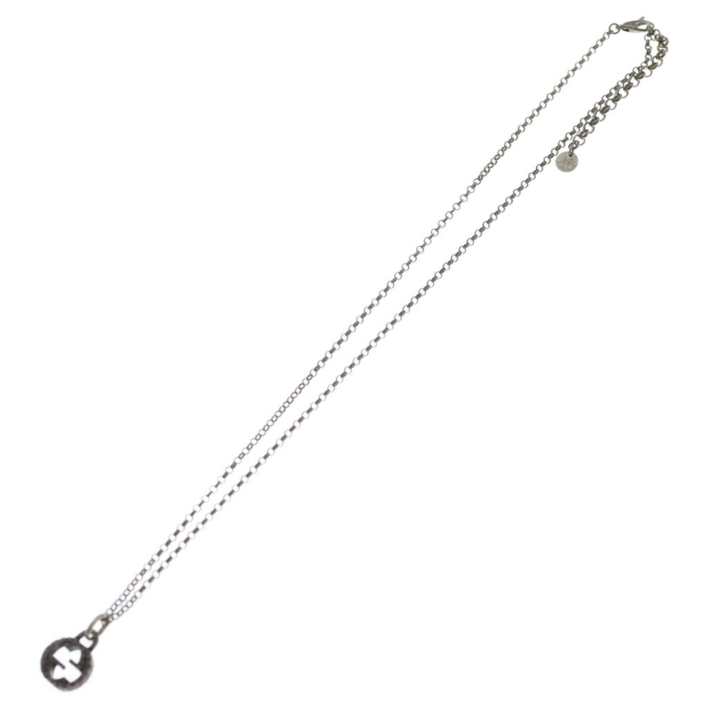 GUCCI(グッチ) インターロッキングG アラベスク ネックレス ペンダント チェーン シルバー Ag925 4.4g レディース