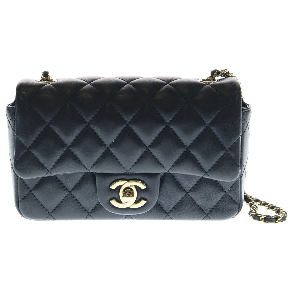 CHANEL(シャネル) ミニマトラッセ19 ラムスキン レザー Sフラップ S 