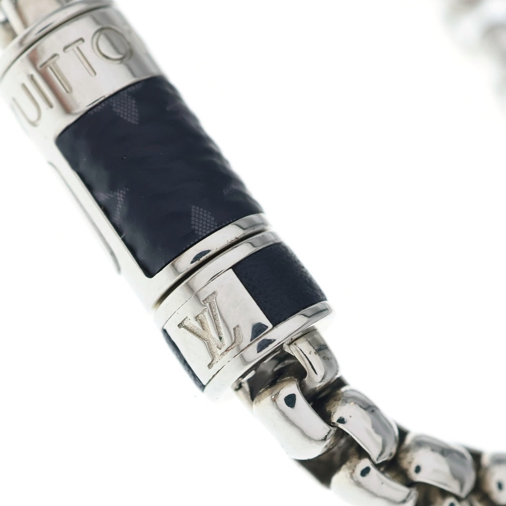 LOUIS VUITTON(ルイヴィトン) モノグラム エクリプス GP チェーンブレスレット M62592 シルバー レディース