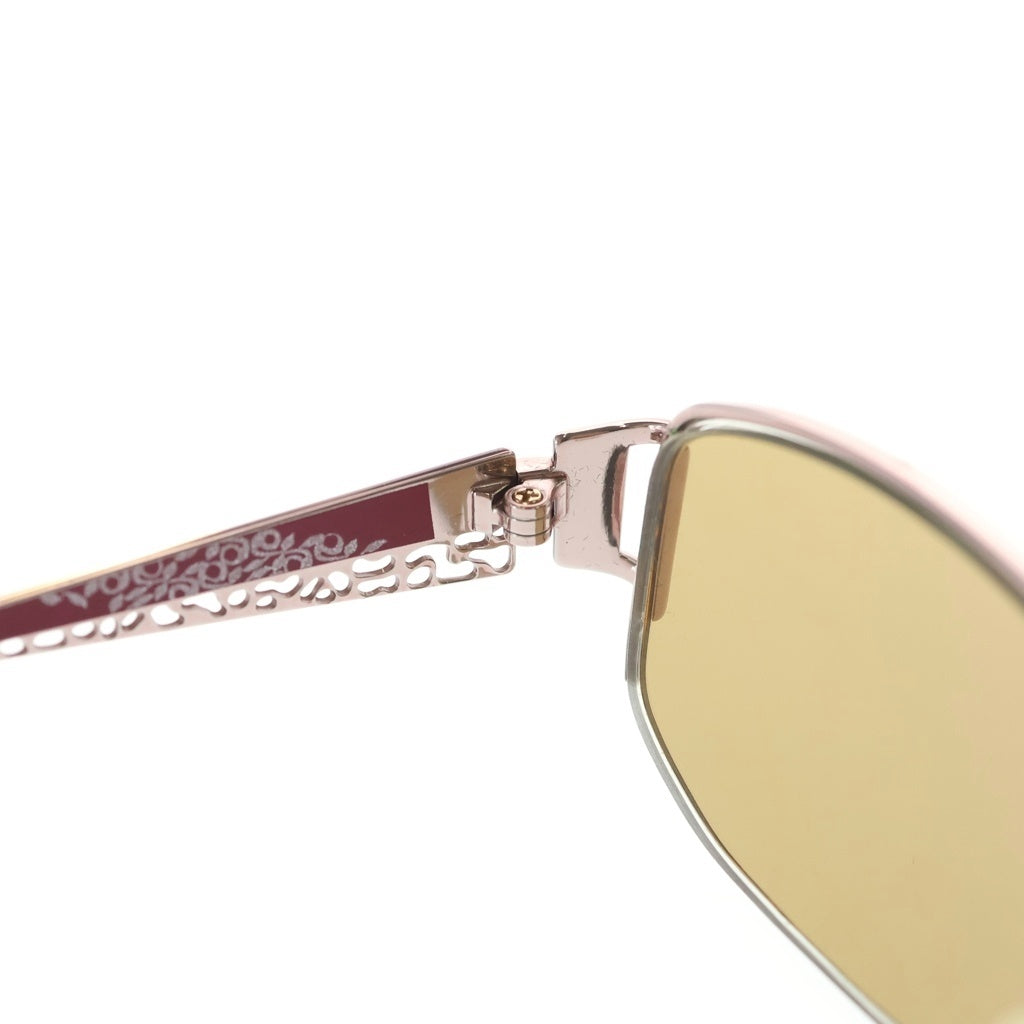 NO BRAND(ノーブランド) 中村勘三郎 サングラス チタン パープル×ピンク 22-207