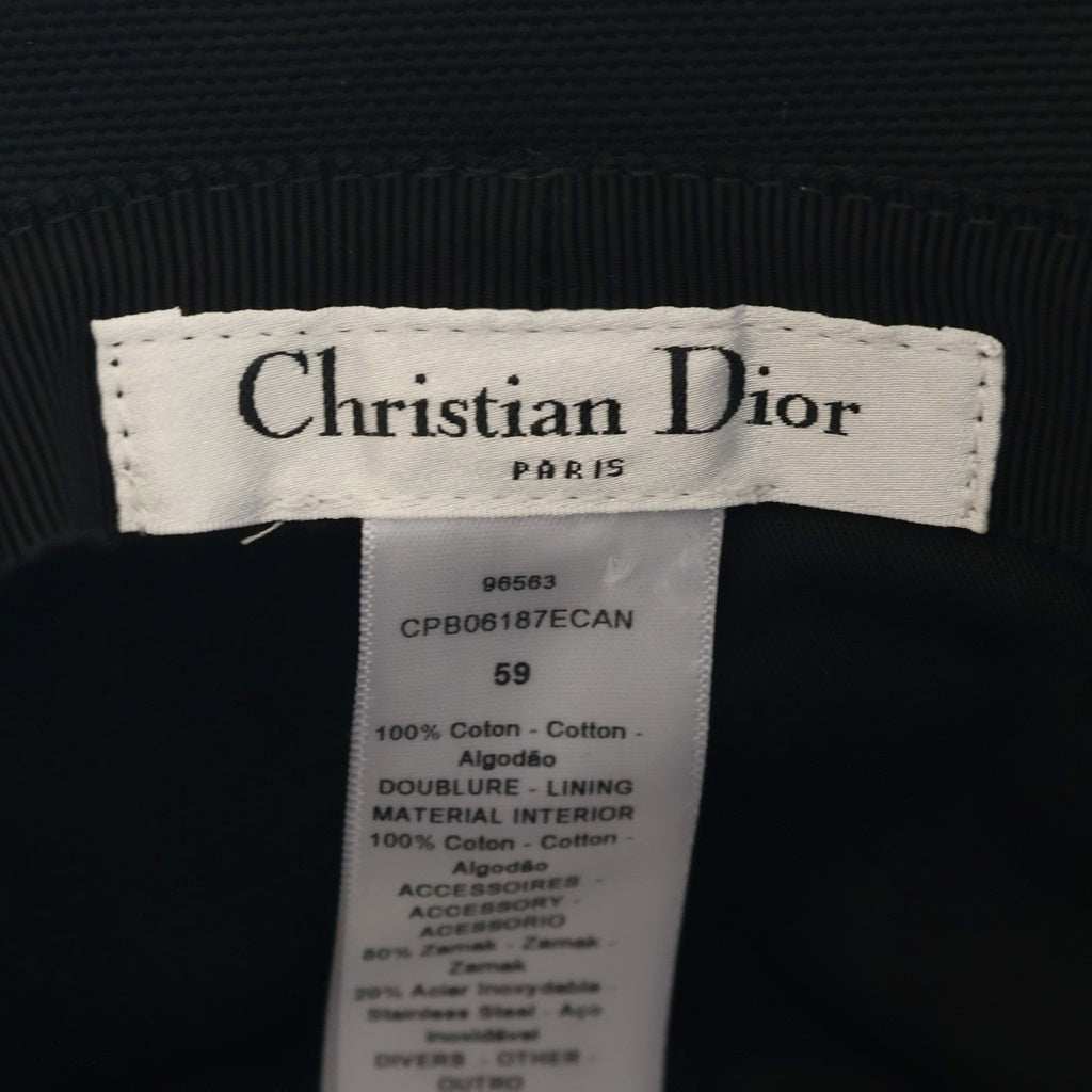 Christian Dior(クリスチャンディオール) スモールブリム バケットハット 星マーク ブラック#59 CPB06187ECAN レディース