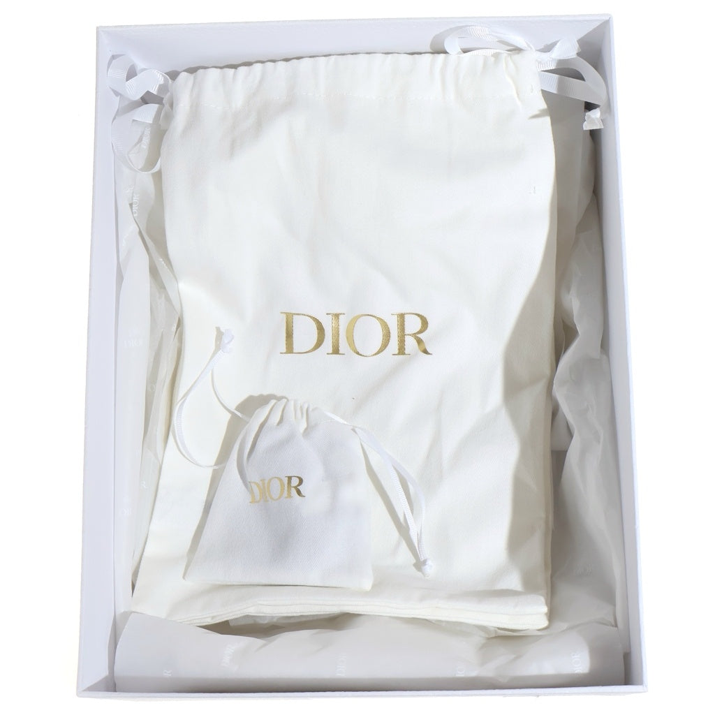 Christian Dior(クリスチャンディオール) ラッキースニーカー ブラック×ホワイト ベロア #36 NS0425 レディース